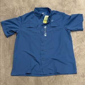 Men's Blue Button Down Shirt